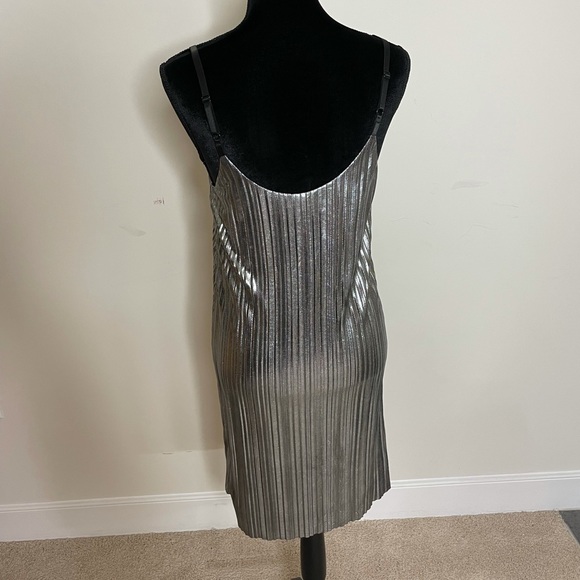Design Lab Metallic Slip Dress - Picture 3 of 4